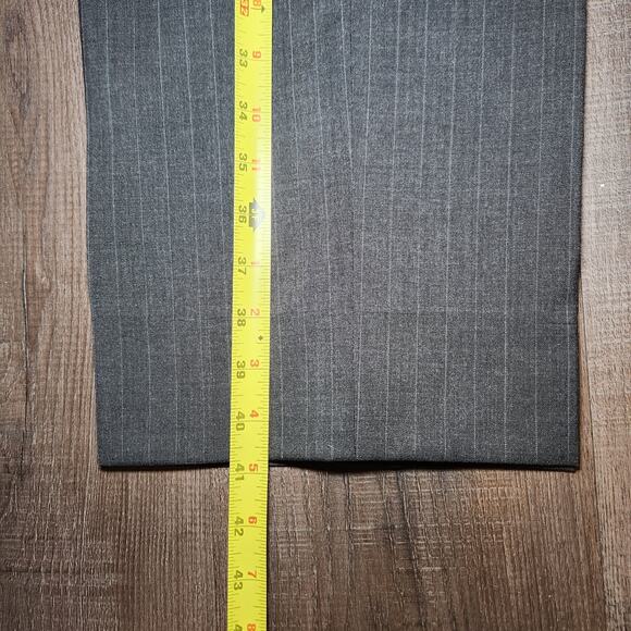 BROOKS BROTHERS Men’s 3-Piece Suit Jacket Vest Pants 42R Grey Wool Striped USA - Picture 15 of 16